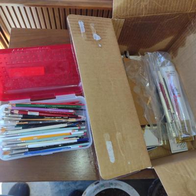Collection of Artist's Paint Brushes- Assorted Makers (Set #1)