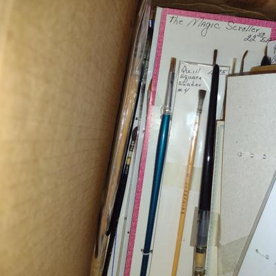 Collection of Artist's Paint Brushes- Assorted Makers (Set #1)