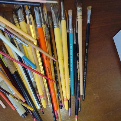 Collection of Artist's Paint Brushes- Assorted Makers (Set #2)