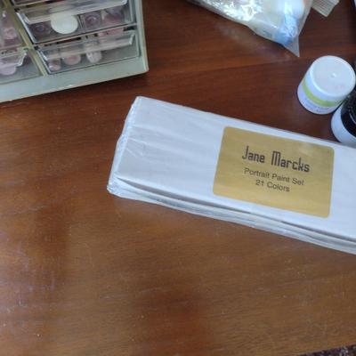 Nice Selection of Paint Pigment Powders and Two Pigeon Hole Organizers (Paints #1)