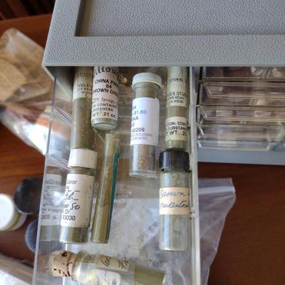 Nice Selection of Paint Pigment Powders and Two Pigeon Hole Organizers (Paints #1)