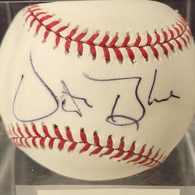 Vida Blue Oakland Athletics OMLB Signed Autographed Baseball In Collectors Case