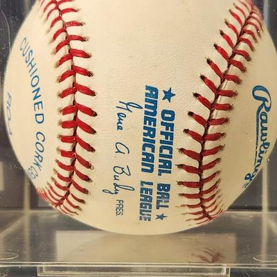 Bo Belinsky 5-5-02 No Hitter LA Angels OMLB Signed Autographed Baseball In Collectors Case