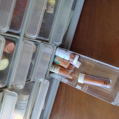 Nice Selection of Paint Pigment Powders in Pigeon Hole Organizer Box (Paints #4)