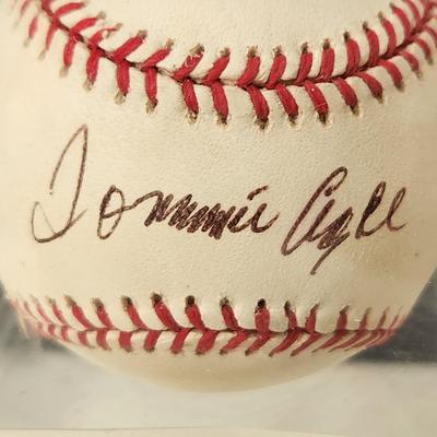 Tommie Agee NY Mets OMLB Signed Autographed Baseball In Collectors Case