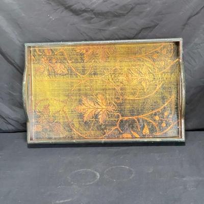 Signed Reverse Painted Glass & Wood Coasters + More Bohemian Decor (LR-SS)