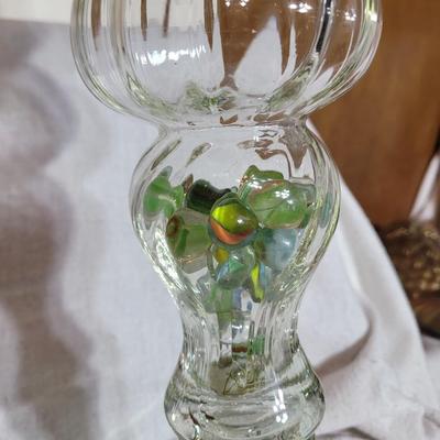 Large crystal vase