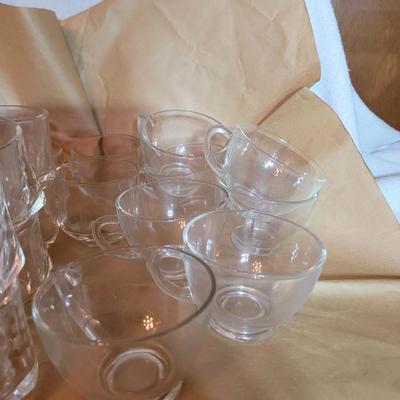 20 additional crystal punch glasses