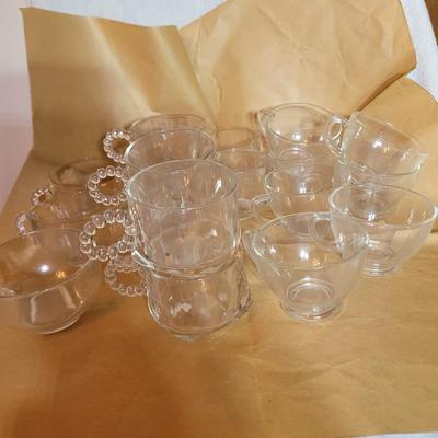 20 additional crystal punch glasses