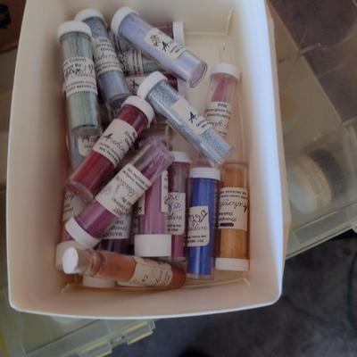 Collection of Paints, Paint Pigments, Paint Saver Palette Boxes, and Painting Accessories (Paints #6)