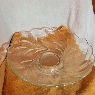 Cut crystal 12.5" candy or serving bowl