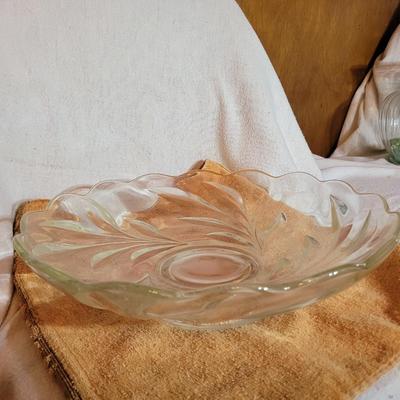 Cut crystal 12.5" candy or serving bowl
