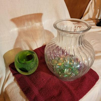 Small candle holder and vase
