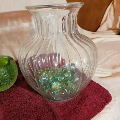 Small candle holder and vase