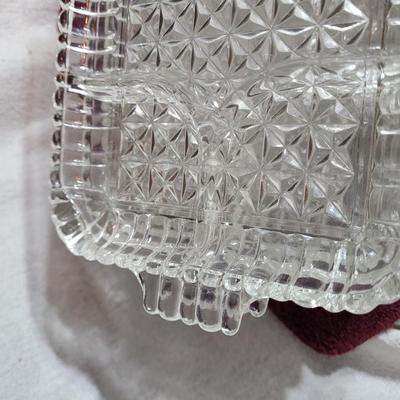 Lot of 7 Anchor Hocking snack trays