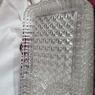 Lot of 7 Anchor Hocking snack trays