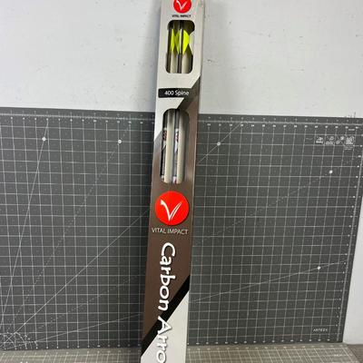 1/2 Dozen Vital Impact 400 Spine Carbon ARROWS