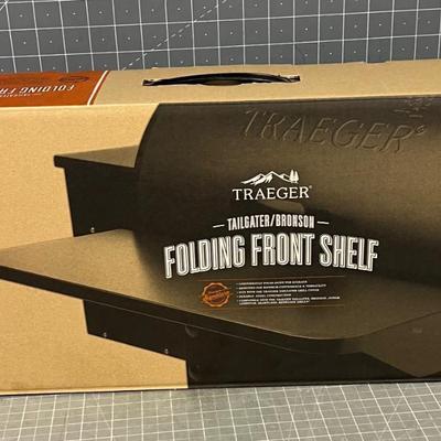 TRAGER Front Shelf for the BBQ - Folding, NEW 
