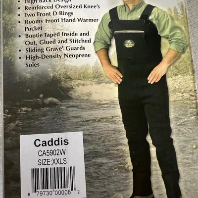 CADDIS Neoprene Stocking Footed Chest Wader XXLS 