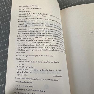 American Buffalo by Steven Rinella, In search of a lost Icon