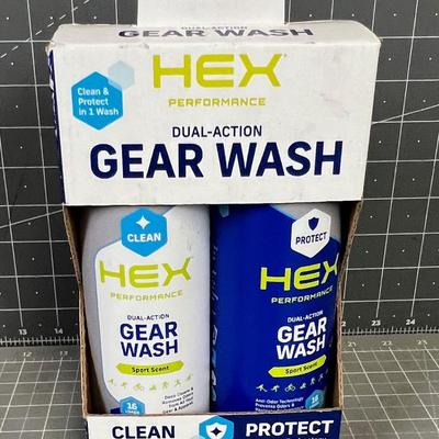 2 Packages of GEAR WASH Detergent for Deep Clean & Removes Odors