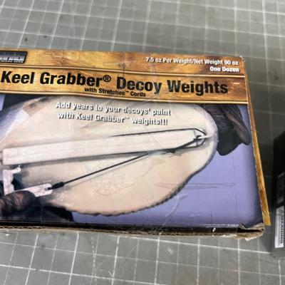 KEEL Grabber Decoy Weights - 2 Boxes