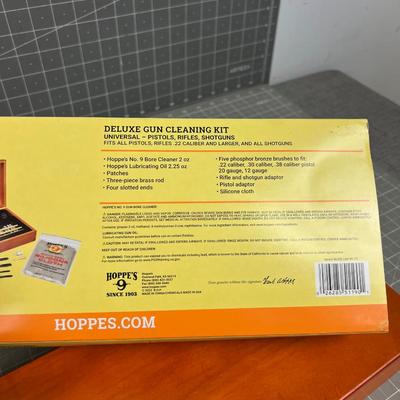 Gun Cleaning Kit, New in Wood Box