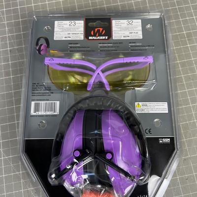WALKER New; Muff, Sporting Glasses and Ear Plugs