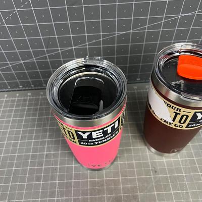 (2) Yeti Tumblers 