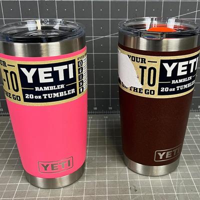 (2) Yeti Tumblers 