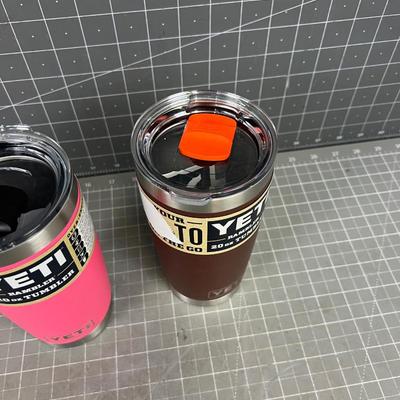(2) Yeti Tumblers 