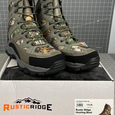 Rustic Ridge Men's Hunting Boots Size 11