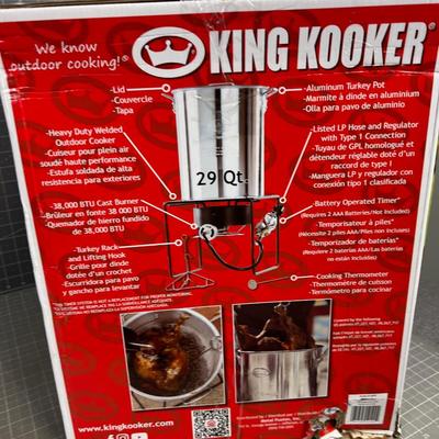 KING Kooker Out Door Turkey Fryer 