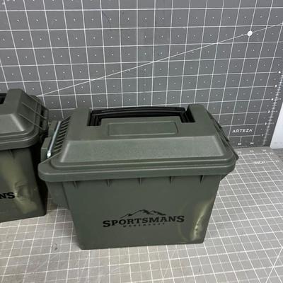 2 Sportsman Mini Ammo Cans 