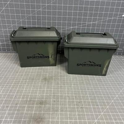 2 Sportsman Mini Ammo Cans 