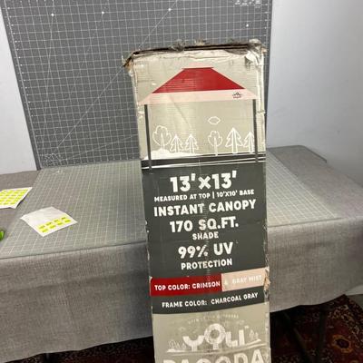 13 x 13 RED Canopy NEW 