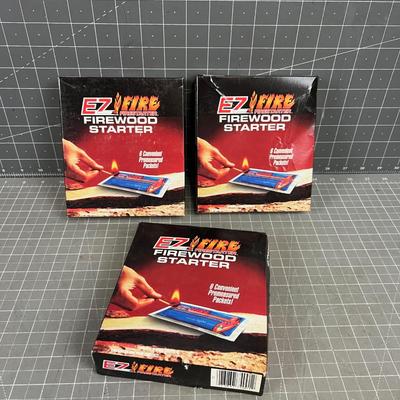 3 Packages of Fire Starter 