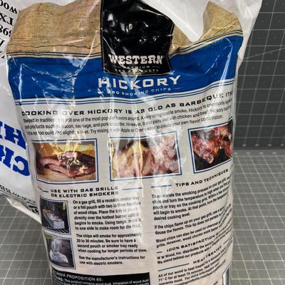 5 Bags of Hickory Chips for Smoking the meats