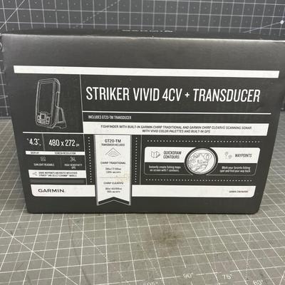 GARMIN Striker Vivid 4CV + Transducer