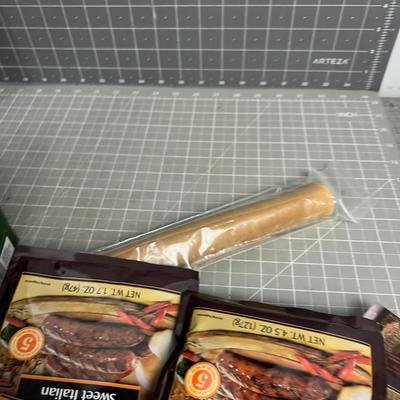Mighty Bite Sausage Stuffer with Recipe Book and Flavorings
