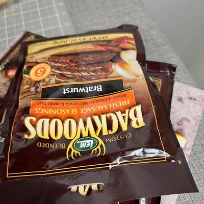 Mighty Bite Sausage Stuffer with Recipe Book and Flavorings