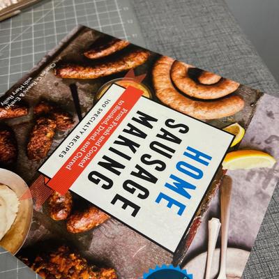 Mighty Bite Sausage Stuffer with Recipe Book and Flavorings