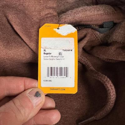 Carhartt NEW Men's HOODIE Chocolate Brown 