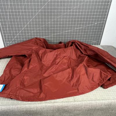 Columbia Woman's Switch Back Jacket (thin Wind Breaker with a hidden Hood) 