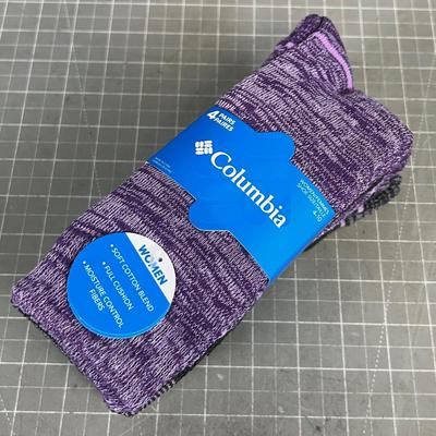 Columbia Women's NEW SOCKS Purple 