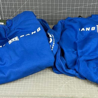 (3) NEW HOODIES Form the BANG BANG LEGACY Shooting Center (3) 