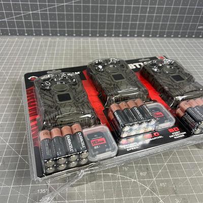 STEALTH CAM BT 18 (3) Pack of NEW Trail Cams