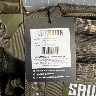 SAVIOR  36" American Classic Riffle Soft Case in Real Tree Timber Material, Also Back pack Double Riffle Case 