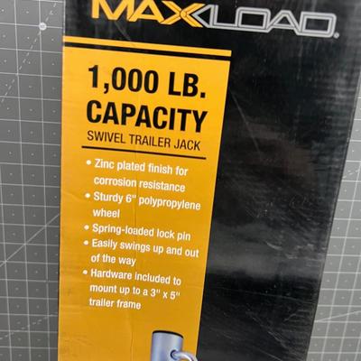 Thousand Pound Capacity Trailer JACK NEW 