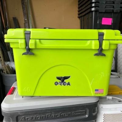 ORCA 40 Quart Lime Green Cooler New